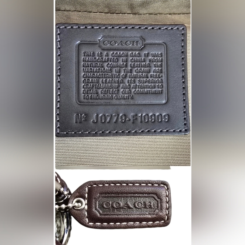 Coach Y2K '07 Small Soho Flap Shoulder Bag F10909 chocolate brown PRISTINE - Picture 3 of 12